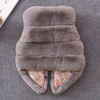 Girls Solid Color Thickened Plush Coat