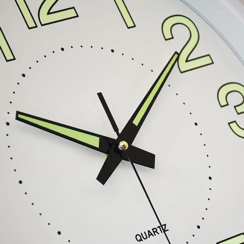 Minimalist Luminous Plastic Wall Clock