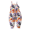 Kids Toddler Girls Boys Summer Fashion Casual Cute Halloween Colorblock Pumpkin Skull Bat Pattern Camisole Jumpsuit