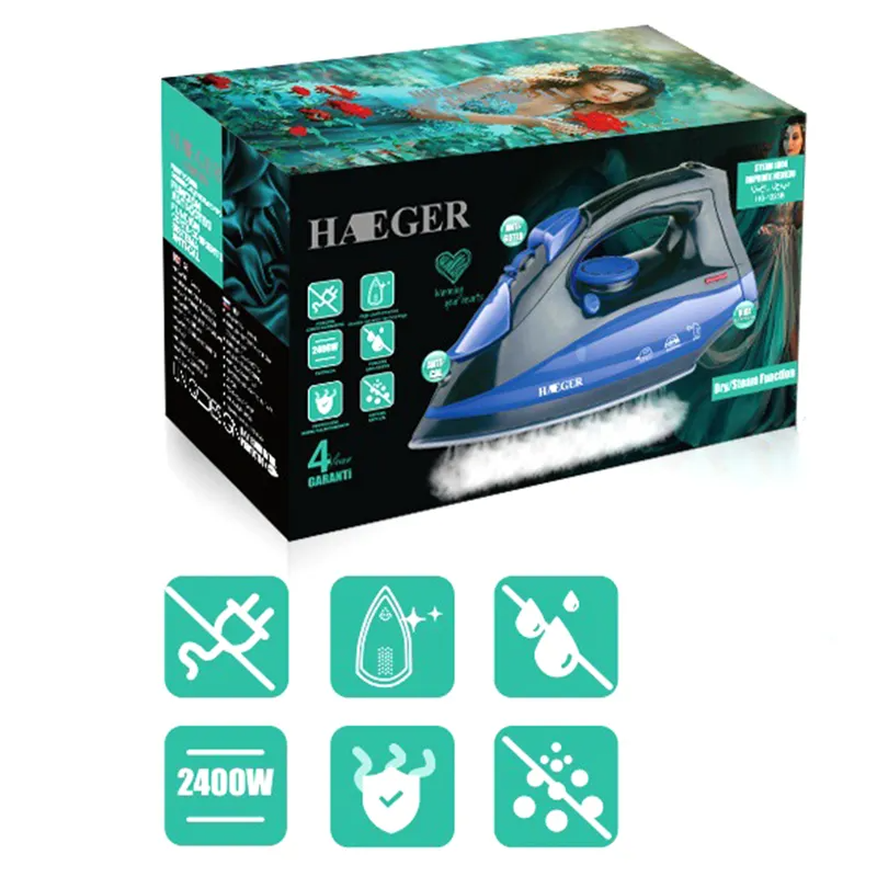 (Buy 1 Get 1) 2200W Portable Electric Steam Iron For Clothes