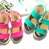 Girls Simple Solid Color Sandals