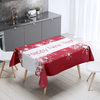 Christmas Table Decoration Rectangular Coffee Table Waterproof And Dustproof Tablecloth Tableware