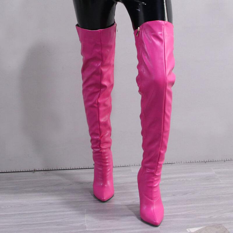 Women Fashionable Plus Size Over-The-Knee Boots