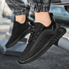 Men Summer Leisure Sports Versatile Mesh Cloth Flat Lace-Up Sneakers