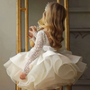 Toddler Girls Fashion Party Cute Sweet Mesh Sequins Long Sleeve Tutu Princess Dress