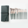 Buy One Get One, 14Pcs/Set Soft Bristle Loose Powder Brush Convenient With Pu Storage Bag