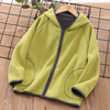 Children Kids Girls Boys Fleece Zipper Jacket