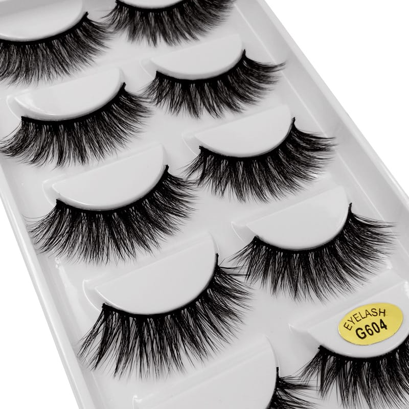 10 Pairs/Set 3D Imitation Mink Hair False Eyelashes