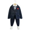 Kids Toddler Big Boys Spring Autumn Fashion Casual British Style Bow Waistcoat Shirt Trousers Party Clothing Set