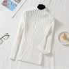 2 Pieces Women Fashion Basic Solid Color Long Sleeve Knitwear