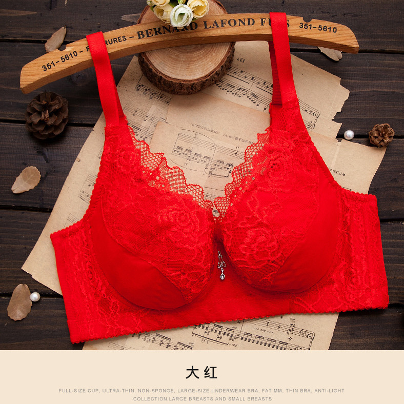 Women'S Fashion Underwire Thin Non-Sponge Bra