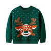 Kids Toddler Boys Girls Fashion Casual Christmas Long Sleeve Round Neck Knitwear