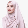 (Buy 1 Get 1) 65*175cm Women Pure Color Imitation Silk Hijab Scarf