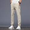 Men Summer Casual Fashionable Thin Straight Slim Stretch Ice Silk Sports Trousers