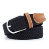 Unisex Stretch Elastic Braided Canvas Belt