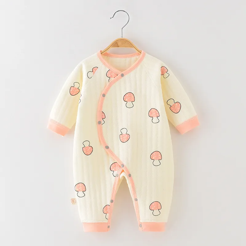 Kids Baby Girls Boys Spring Autumn Fashion Casual Cute Cartoon Pattern Long Sleeve Romper