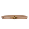 Women'S Casual Fashion Simple Retro Alloy Smooth Buckle Belt