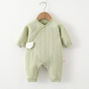 (Buy 1 Get 1) Kids Baby Unisex Fashion Casual Cute Solid Color Long Sleeve Romper