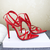 Women Sexy Pointed Cross Belt High Heels Sandals Shoes