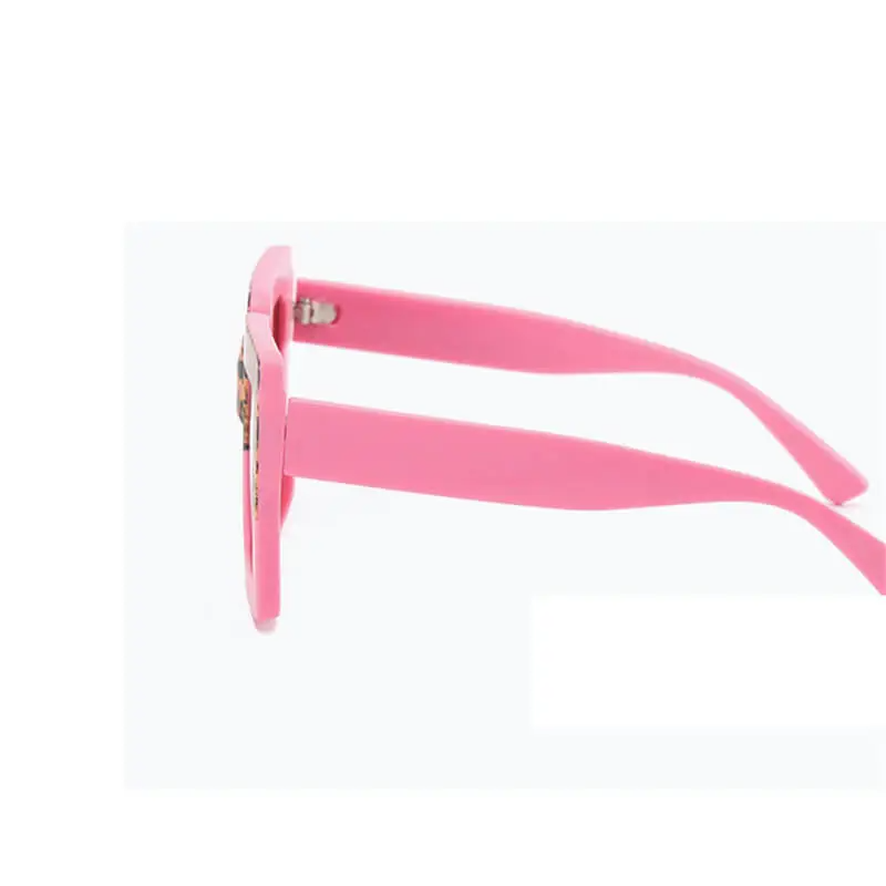 Girls Fashion V-Shaped Big Frame One-Piece Sunglasses