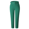 Women Fashion Casual Elegant Large Size High Waist Outerwear Solid Color Pants