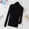 2 Pieces Women Fashion Basic Solid Color Long Sleeve Knitwear