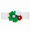 Kids Christmas Stretch Lace Rose Headband Hair Accessories