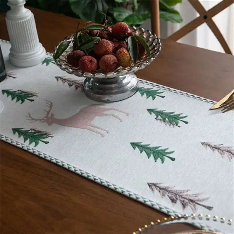 33*180cm/33*200cm Household Tassel Table Cloth