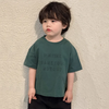 Children Kids Baby Fashion Girls Boys Casual Short Sleeve Letter Print T-Shirt