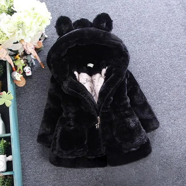 (Buy 1 Get 1) Kids Toddler Girls Boys Autumn Winter Fashion Casual Cute Solid Color Woollining Zipper Coat