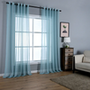 (Buy 1 Get 1) Living Room Bedroom Balcony Semi-Shading Solid Color Mesh Curtain