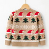 Kids Toddler Girls Boy Fashion Autumn Winter Christmas Hat Pattern Sweater