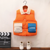 Kids Toddler Girls Boy Fashion Down Padded Jacket Solid Letter Cropped Vest