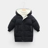 Kids Toddler Girls Boy Fashion Solid Zip Long Bubble Coat Bubble Coat