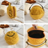 (Buy 1 Get 2) Cute Smiley Pattern Short Plush Crossbody Bag