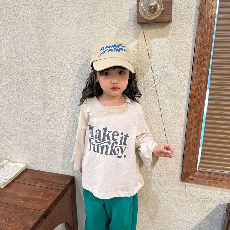 Children Kids Baby Fashion Girls Boys Casual Long Sleeve Letter Print T-Shirt