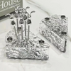 (Buy 1 Get 1) Fashion Stainless Steel Rabbit Fruit Fork Set Storage