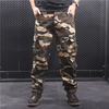 Men Casual Multi-Pocket Camouflage Print Cargo Pants