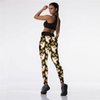 Women Halloween Fashion Cartoon Print Yoga Leggings