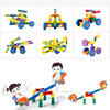 72pcs/Set Colorful Plastic Water Pipe Plug Matching Building Blocks