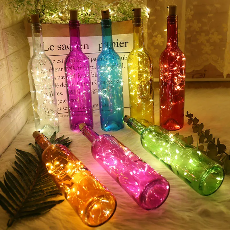 2M 20 LED Home Decoration Wine Stopper Lamp String