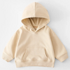 Children Kids Toddlers Solid Color Round Neck Long-Sleeved Hoodies