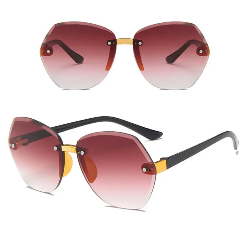 Kids Fashion Big Frame One-Piece Sunglasses