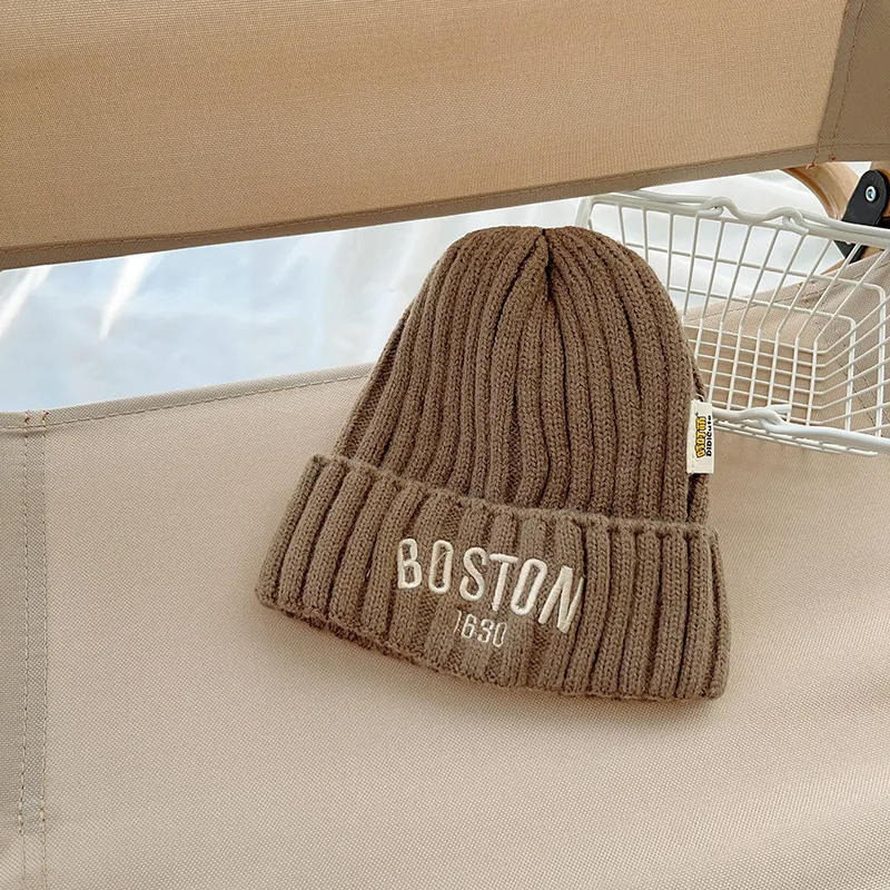 (Buy 1 Get 1) Kids Unisex Fashion Casual Versatile Letter Embroidery Knitwear Hat