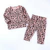 Baby Leopard Print Warm High Waist Long Sleeve Set