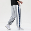 Men Spring Autumn Fashion Casual Cotton Solid Color Plus Size Joggers Pants