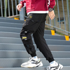 Men Fashion Casual Versatil Solid Color Multi Pocket Cargo Jogger Pants