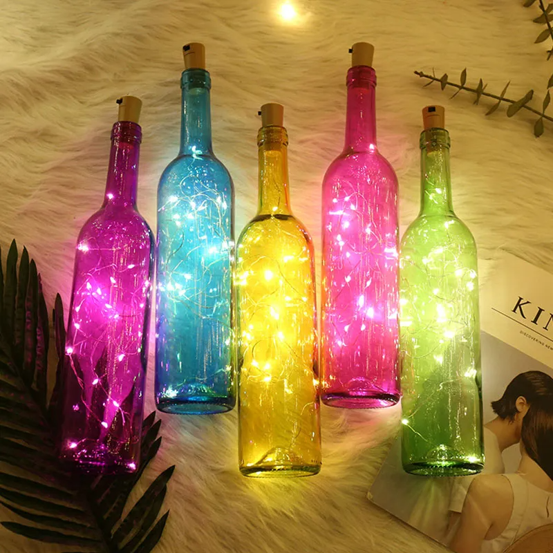 2M 20 LED Home Decoration Wine Stopper Lamp String