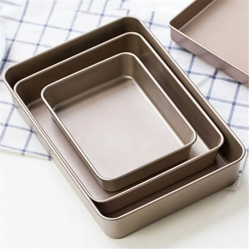 3pcs/Set Non-Stick Rectangle Bakeware