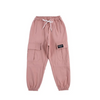 Kids Teen Girl Casual Solid Color Multi-Pocket Cargo Pants